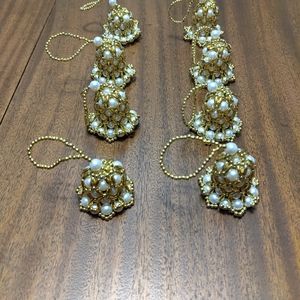 8 Handmade Christmas Ornaments of Bells.